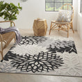 Load image into Gallery viewer, 4’ x 6’ Black Gray White Indoor Outdoor Area Rug-3
