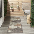 Load image into Gallery viewer, 2’ x 8’ Natural and Gray Indoor Outdoor Runner Rug-4
