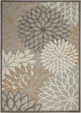 Load image into Gallery viewer, 4’ x 6’ Natural and Gray Indoor Outdoor Area Rug-0
