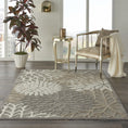 Load image into Gallery viewer, 4’ x 6’ Natural and Gray Indoor Outdoor Area Rug-3
