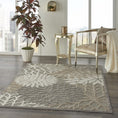 Load image into Gallery viewer, 4’ x 6’ Natural and Gray Indoor Outdoor Area Rug-5
