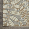 Load image into Gallery viewer, 2’ x 8’ Natural Leaves Indoor Outdoor Runner Rug-1
