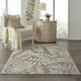 Load image into Gallery viewer, 6’ x 9’ Natural Leaves Indoor Outdoor Area Rug-3
