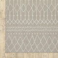 Load image into Gallery viewer, 5’x7’ Gray and Ivory Geometric Indoor Outdoor Area Rug-1
