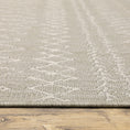 Load image into Gallery viewer, 5’x7’ Gray and Ivory Geometric Indoor Outdoor Area Rug-3
