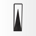 Load image into Gallery viewer, Black Metal Framed Pyramid Sculpture-1
