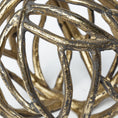 Load image into Gallery viewer, Gold Metal Tree Branch Sculpture-3
