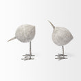 Load image into Gallery viewer, Off White Resin Bird Sculpture-1
