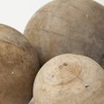 Load image into Gallery viewer, Set of Three Wooden Spheres-4
