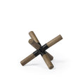 Load image into Gallery viewer, Petite Wood and Metal Jack Shaped Decor Piece-0
