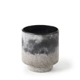 Load image into Gallery viewer, 6" Black Brown and Gray Ombre Textured Ceramic Vase-0
