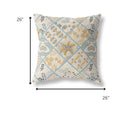 Load image into Gallery viewer, 26” Gold Cream Patch Indoor Outdoor Throw Pillow-3
