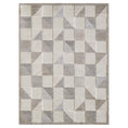 Load image into Gallery viewer, 7’ x 9’ Gray Triangle Indoor Outdoor Area Rug-0
