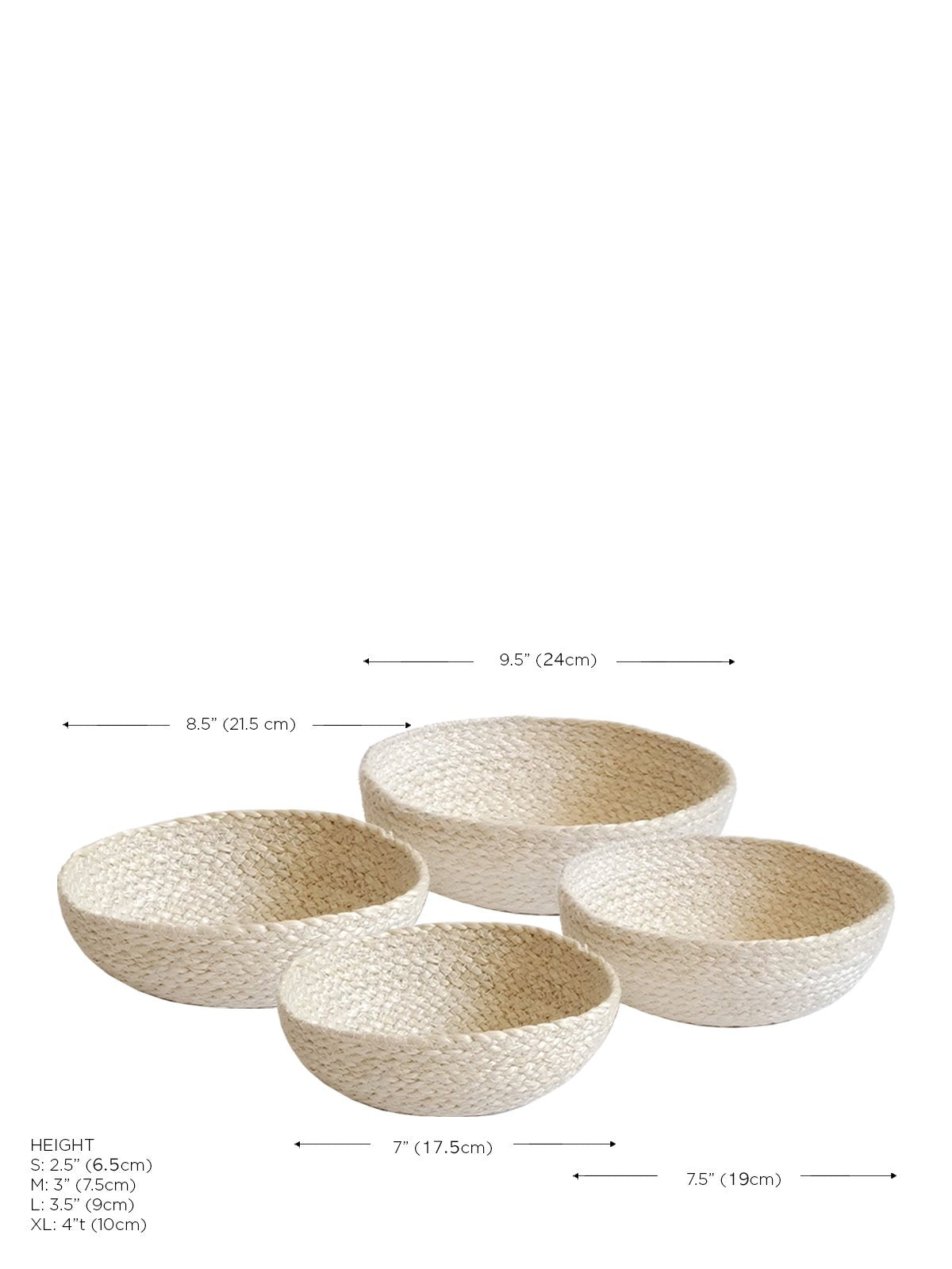 Kata Candy Bowl - White (Set of 4)