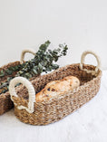 Load image into Gallery viewer, Savar Bread Basket with White Handle
