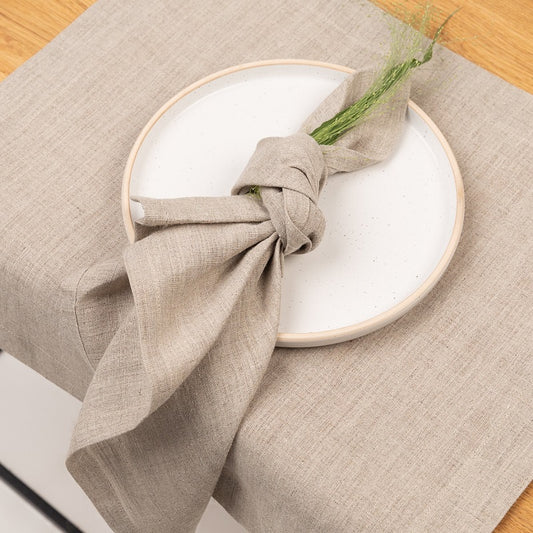 Natural Hemp Napkins, Set of 2