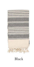 Load image into Gallery viewer, Grey Striped Beach Towel
