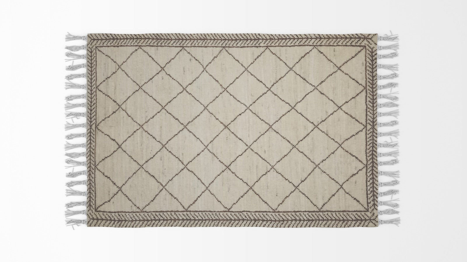 Moroccan Pearl Bush Woolen Rug