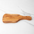 Load image into Gallery viewer, Handmade Olive Wood Rectangular Cutting Board with Handle
