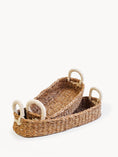 Load image into Gallery viewer, Savar Bread Basket with White Handle
