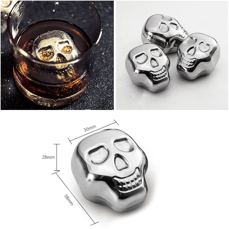 Skull Whiskey Ice Cube