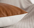 Load image into Gallery viewer, Vegan Leather Pillow Cover
