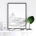 Load image into Gallery viewer, Paintings of Beach | Set of 2 Wall Art Prints
