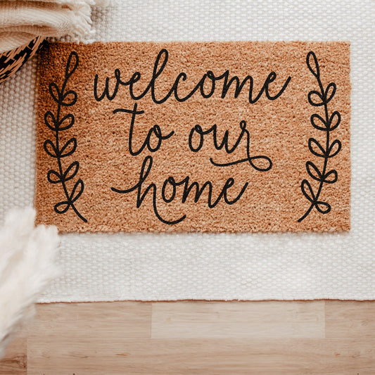 Coir Doormat- Welcome To Our Home-0